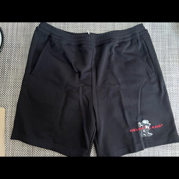 New Men’s “Helmut Lang” Black Shorts